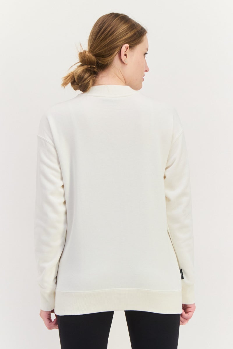 PUMA ملابس رياضية نسائية بأكمام طويلة مناسبة، خارجي، لون أبيض فاتح - Image 3