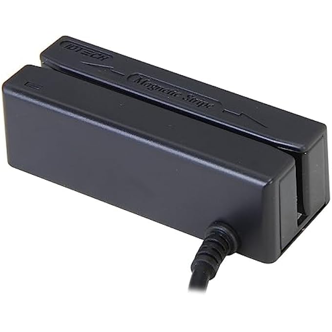 rayihni IDTECH IDMB-334133B MINIMAG II MAGSTRIPE READER, TRACK 1, 2, AND 3, USB KEYBOARD EMULATION, BLACK