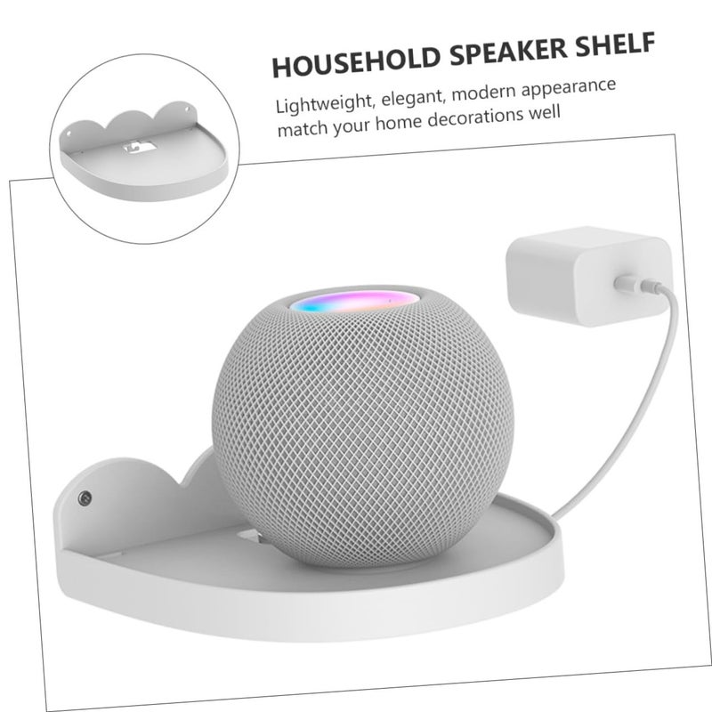Space Saving Wall Mount Speaker Bracket Stand Storage Rack - Image 4