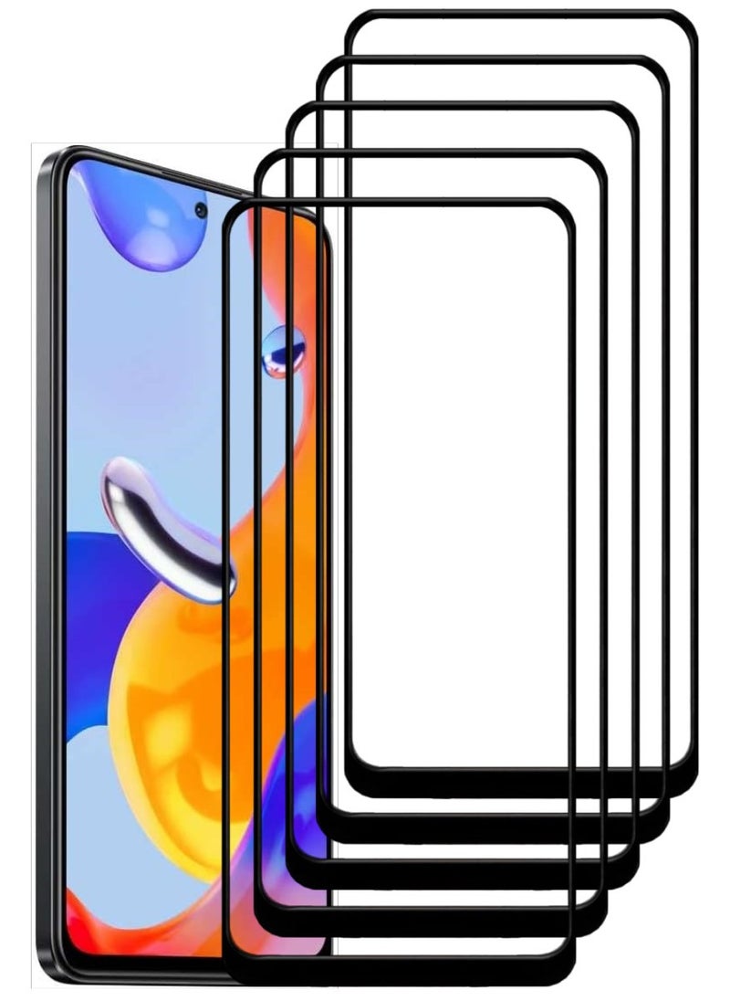ACLIX 5 Pieces Antistatic ESD Dustproof Premium Quality High Definition Tempered Glass Screen Protector Designed For Xiaomi Redmi Note 11 Pro - Image 1
