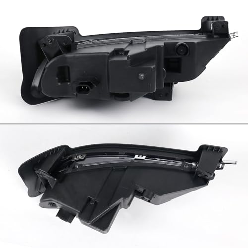 VLINCAR Fog Lights Compatible with Chrysler 300 2015 2016 2017 2018 2019 2020 2021 2022 2023 2024 LED Daytime Running Lamps w/Trim Bezels Left Driver & Right Passenger Side 68294009AA 68294008AA - Image 2