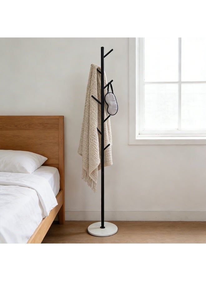 POWER Freestanding Coat Rack , Heavy Duty Metal Clothes Hanger Stand with Multi Hooks, Luxury Coat Tree for Entryway Bedroom Living Room Organizer - Image 3