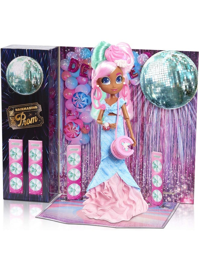 Hairdorables Hairmazing Prom Perfect Fashion Dolls, Dee Dee, Pink and Green Hair, Kids Toys for Ages 3 Up by Just Play - Image 2