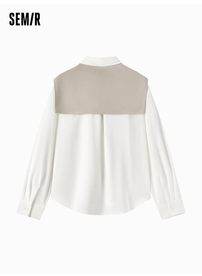 سيمير قميص بتفاصيل شال على الأكتاف للنساء - Image 2