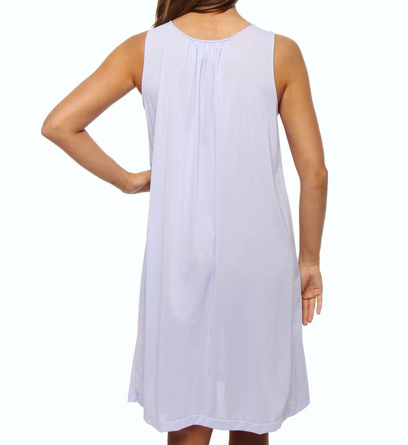Shadowline Women's Petals 40 Inch Sleeveless Waltz Gown, Sea Foam, Medium - Image 4