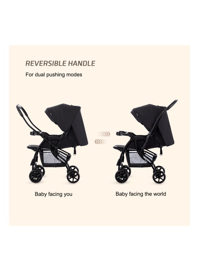 TEKNUM Look at Me Reversible 2 Stroller - Black - Image 4