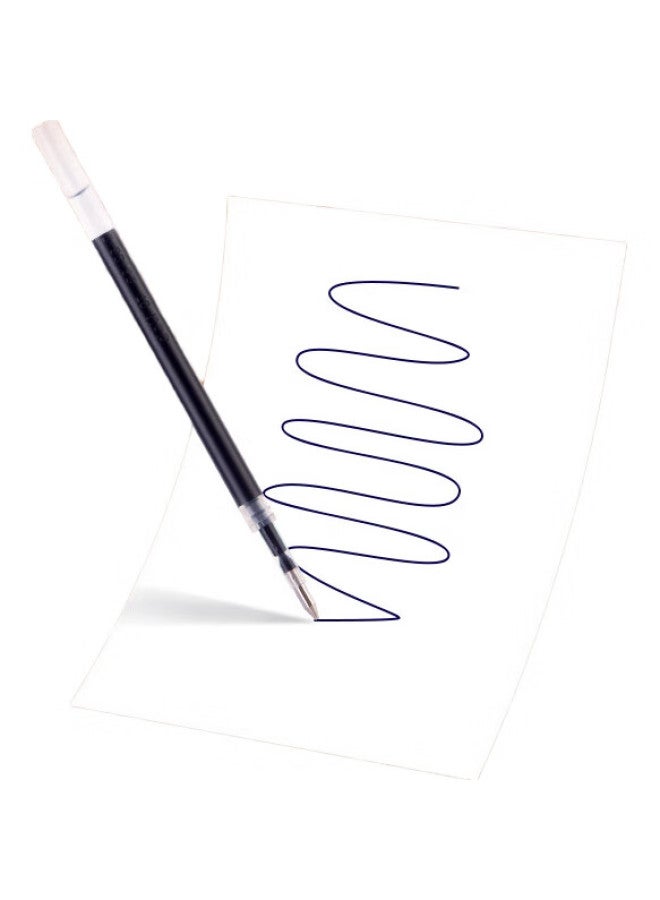 Deli 0.5Mm Push Neutral Pen Refill Large Capacity Long Endurance Expansion Refill Compatible With 33880S, 33881S Ink Blue Bullet Head 20Pcs/Box 33906 - Image 1