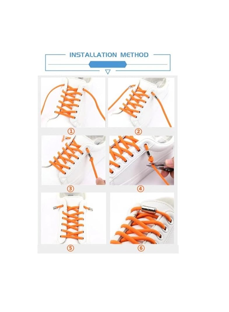 MySouqEg - مشابك قفل كبسولات ألومنيوم لأربطة أحذية الرجال والنساء والأطفال، مجموعات مشبك قفل أربطة الحذاء، إكسسوارات قفل أربطة الحذاء، مشبك (ذهبي فاتح) - Image 3