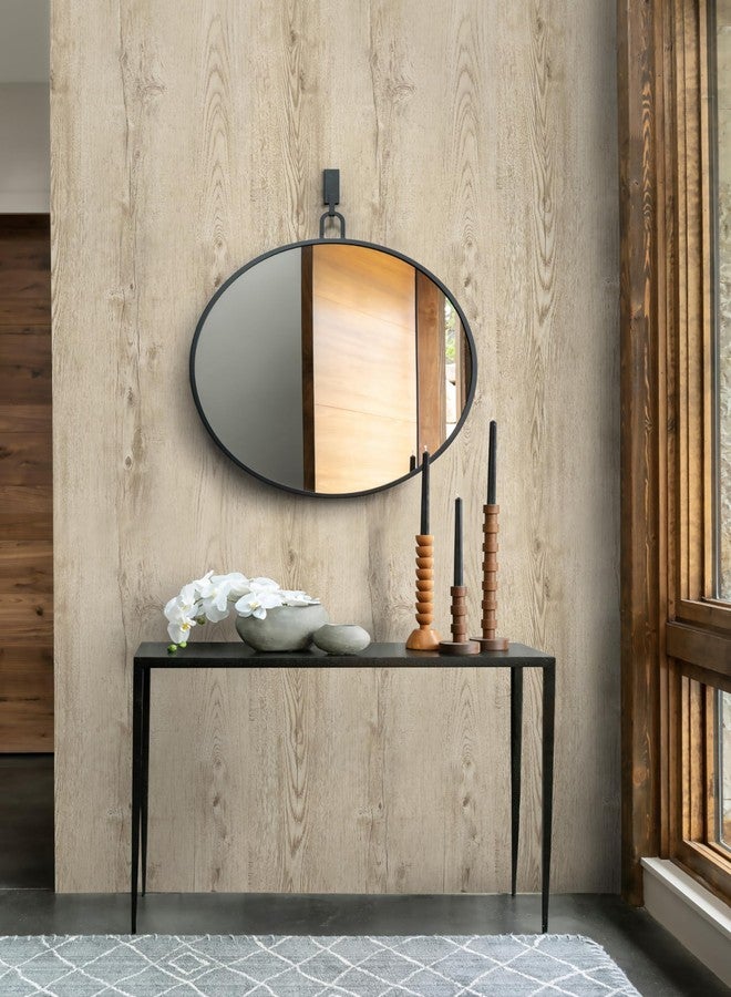 GloryTik 17.7"X78.7"Light Brown Wood Contact Paper Wood Grain Wallpaper Peel and Stick Removable Self Adhesive Rustic Wood Contact Paper for Cabinets Desk Decor - Image 5