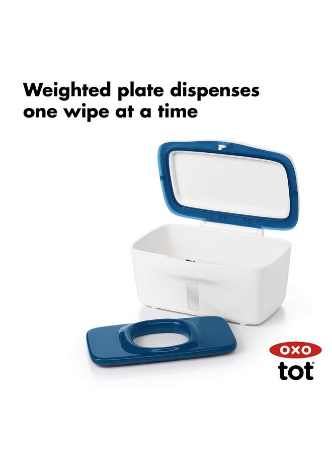 OXO Tot Perfect Pull Wipes Dispenser, Navy, 1 Count (Pack of 1) - Image 3