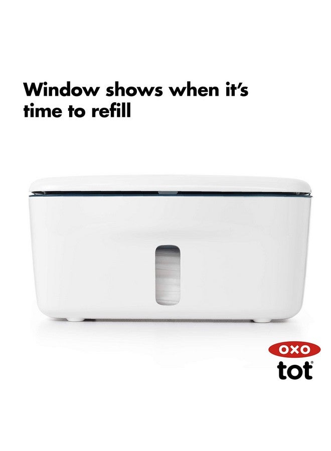 OXO Tot Perfect Pull Wipes Dispenser, Navy, 1 Count (Pack of 1) - Image 5