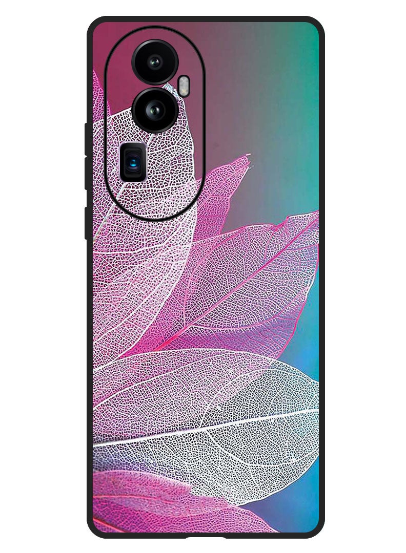 Theodor Protective Case Anti Scratch Shock Proof Bumper Cover For Oppo Reno 10 Pro Plus Leaf Colorful - Image 1
