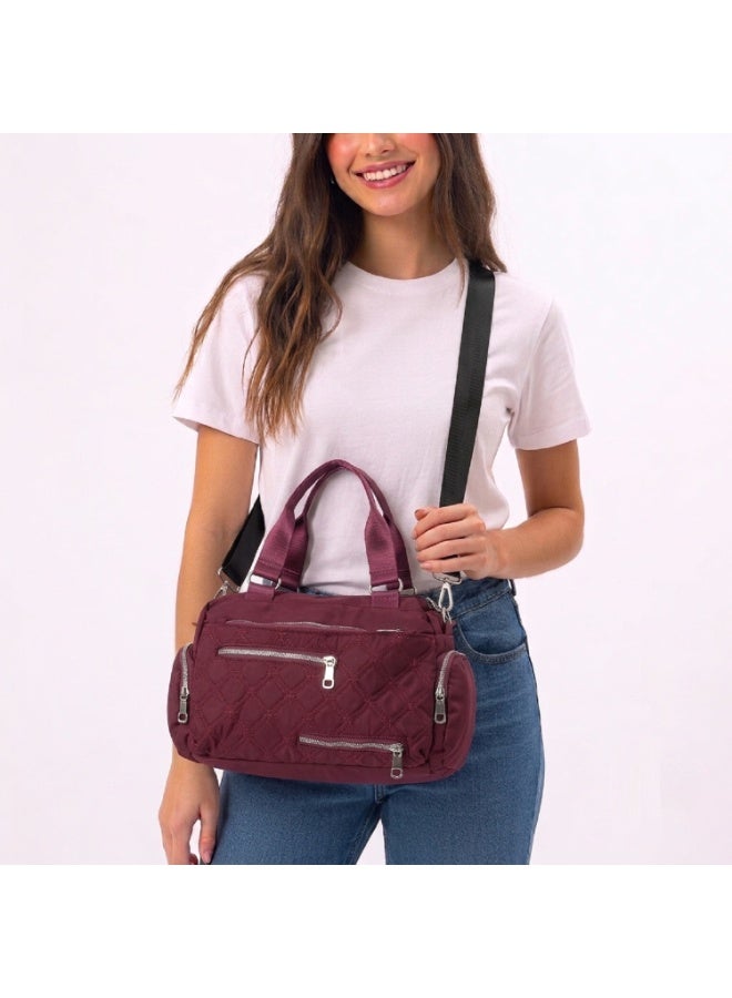 CROSSLAND Women’s Capitone Crossbody & Shoulder Bag – Waterproof Lightweight Casual Travel Messenger Shoulder Handbag - Image 2