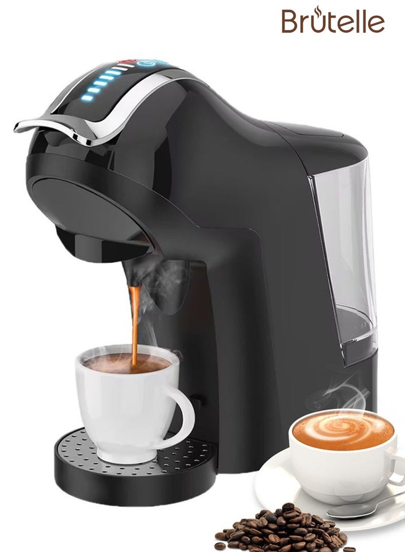 بريتيل ماكينة قهوة إسبريسو ٥ في ١، ضغط ١٩ بار، متعددة الكبسولات، ماكينة قهوة إسبريسو، ماكينة قهوة كابتشينو، ماكينة لاتيه أمريكانو، إسبريسو ماكياتو - Image 1