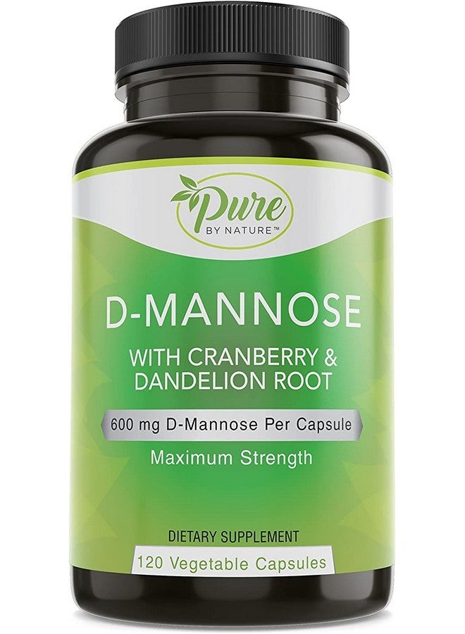 Pure By Nature Dmannose With Cranberry And Dandelion Root 120 Count - Image 1