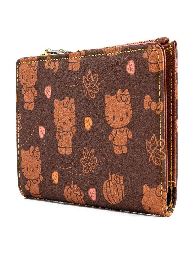 Loungefly Hello Kitty Pumpkin Spice All Over Print Flap Wallet - Image 2