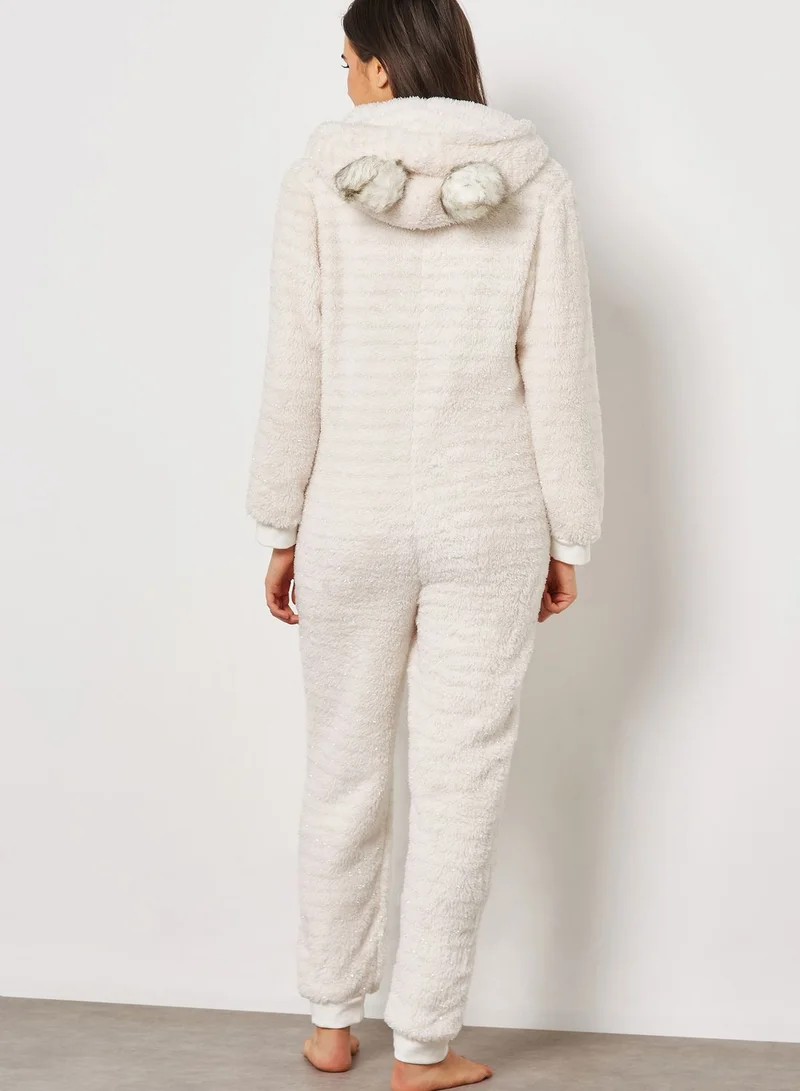 DOROTHY PERKINS Pom Pom  Striped Onesie