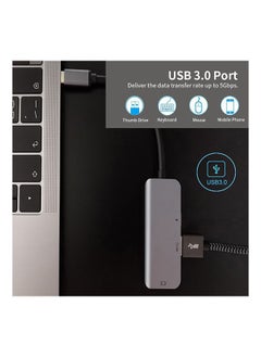 نيبمينينت محول 3 في 1 من Type-C إلى HDTV مزود بـ منافذ رمادي  - Image 3