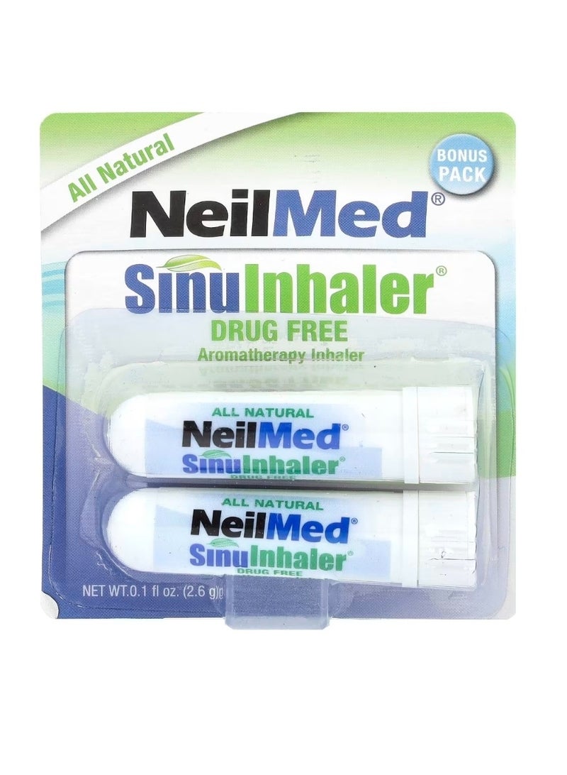 نيل ميد جهاز استنشاق العلاج العطري SinuInhaler، عبوة من جهازين، سعة كل منهما 2.6 غرام (0.1 أونصة سائلة) - Image 2