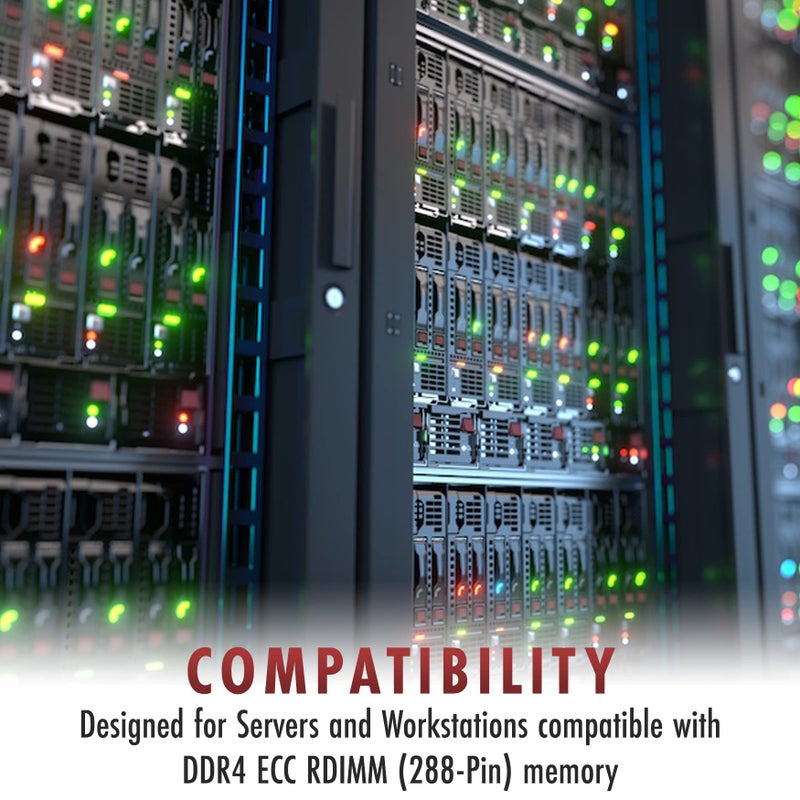 A-Tech 32GB Kit (2x16GB) DDR4 3200MHz PC4-25600 ECC RDIMM 2Rx8 1.2V Dual Rank Registered DIMM 288-Pin Server & Workstation RAM Memory Upgrade Modules (A-Tech Enterprise Series) - Image 3