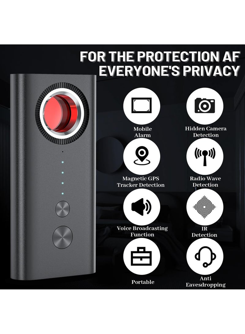 KASTWAVE Portable Hidden Camera Detectors,GPS Tracker Detector,Anti Spy Wireless Signal Scanner,Listening Device Detector,5 Levels Sensitivity for Home Office Travel Car - Image 2