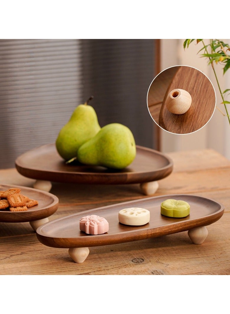 Home decoration tray, Snack and fruit tray, item storage trays, durable and easy to clean，one piece - Image 3
