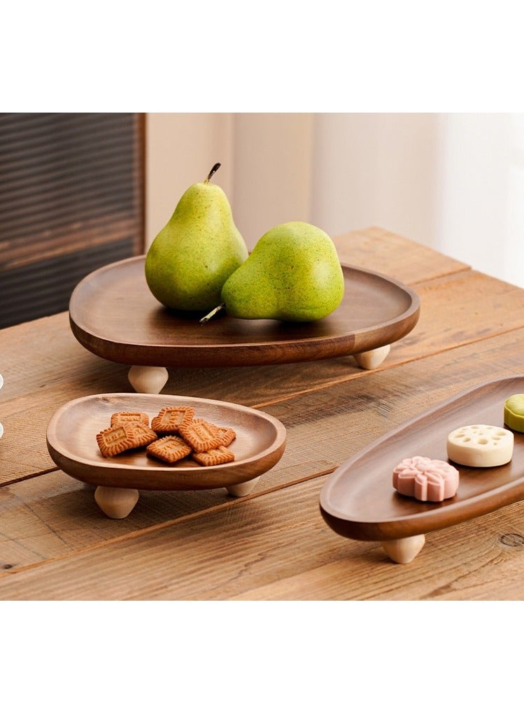 Home decoration tray, Snack and fruit tray, item storage trays, durable and easy to clean，one piece - Image 1