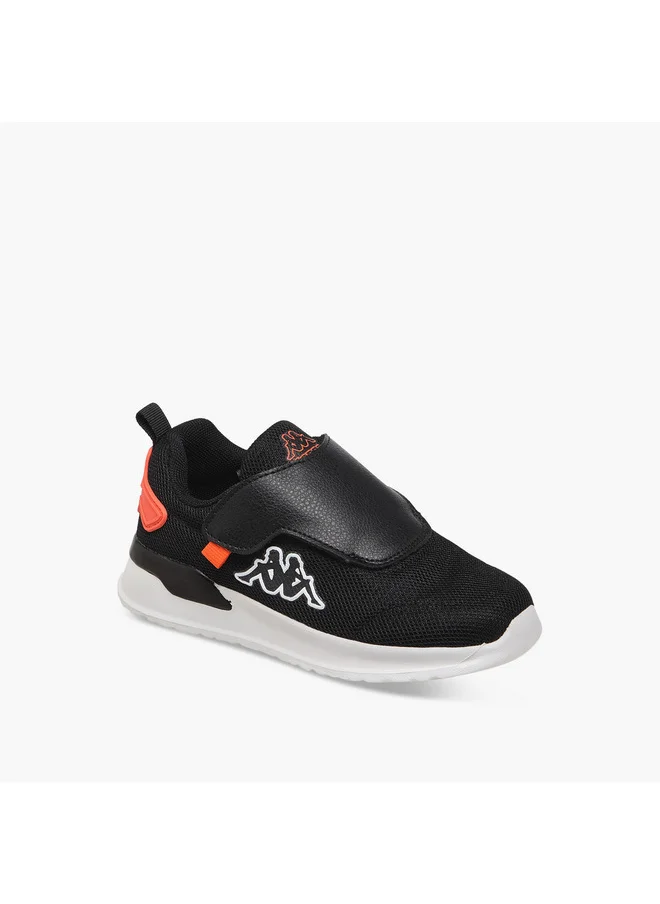 Kappa Boys' Logo Detail Sports Shoes with Hook and Loop Closure