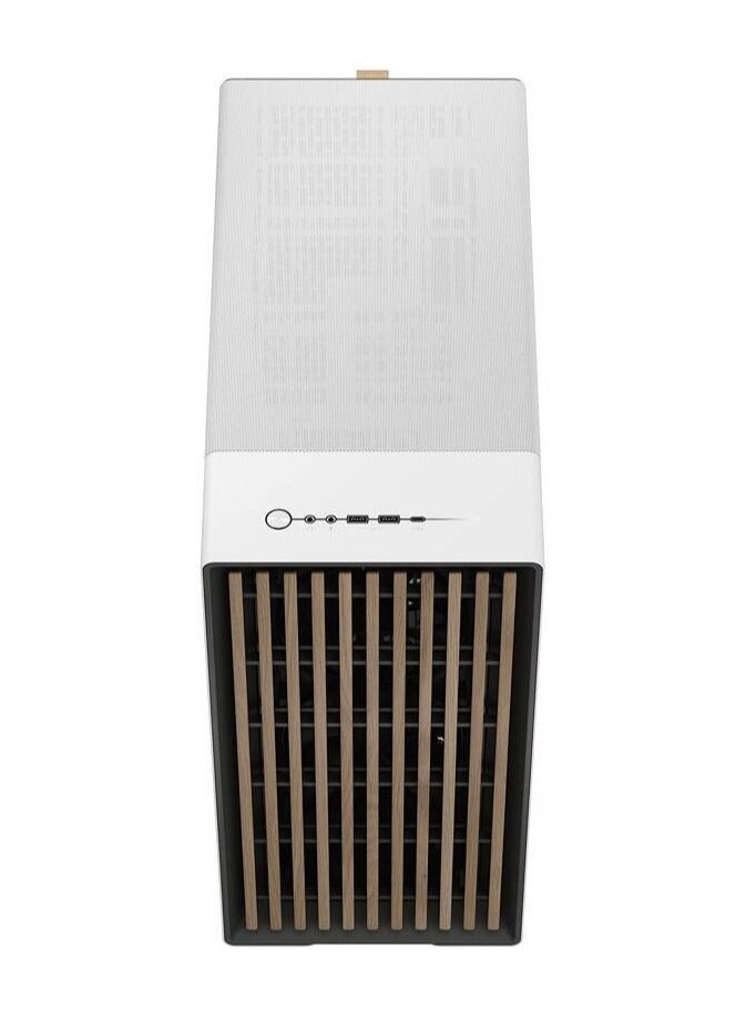 Fractal Design North XL E-ATX Mid Tower Computer Case, Mesh Side Panel, 3x Aspect 140mm PWM Included, Up to 420mm Radiator 9x Fans Support, Dust Filters, Type-C, 2x USB 3.0, White | FD-C-NOR1X-03 - Image 3