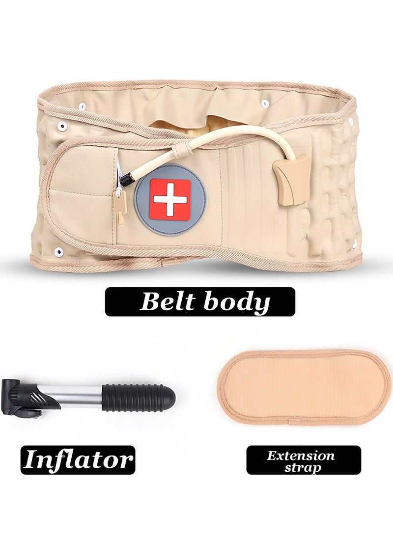 Gerenic - Physical Decompression Back Belt, Spinal Air Traction Belt, Suitable for Lower Back Pain Relief, Back Support & Lumbar Traction Belt (Women & Men One Size Fits) - Image 1