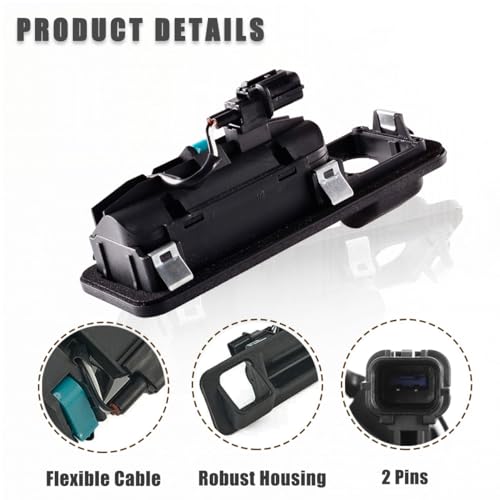 GrteRokky Liftgate Latch Handle Assembly Compatible for Hyundai Tucson 2019-21 Kia Sportage 2020-22 Tailgate Trunk Lid outside release handle 81260-D3510 - Image 4