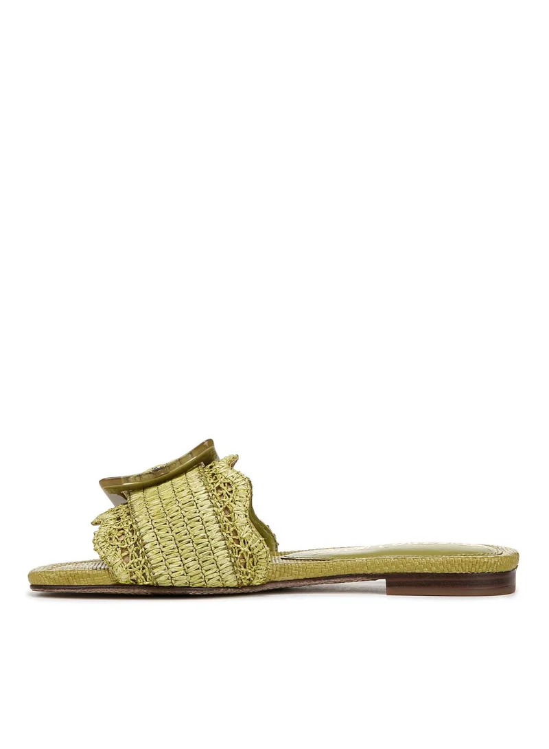 Sam Edelman GREEN Bambi Slide Sandal for Women | Best Price UAE