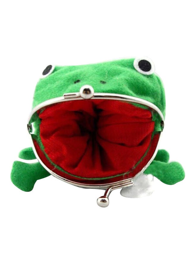 NIBEMINENT Cartoon Zipper Wallet Green/Red  - Image 1