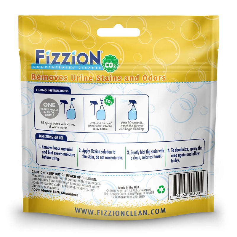 Fizzion Urine Pet Stain and Odor Destroyer (5 Tablets) - Image 2