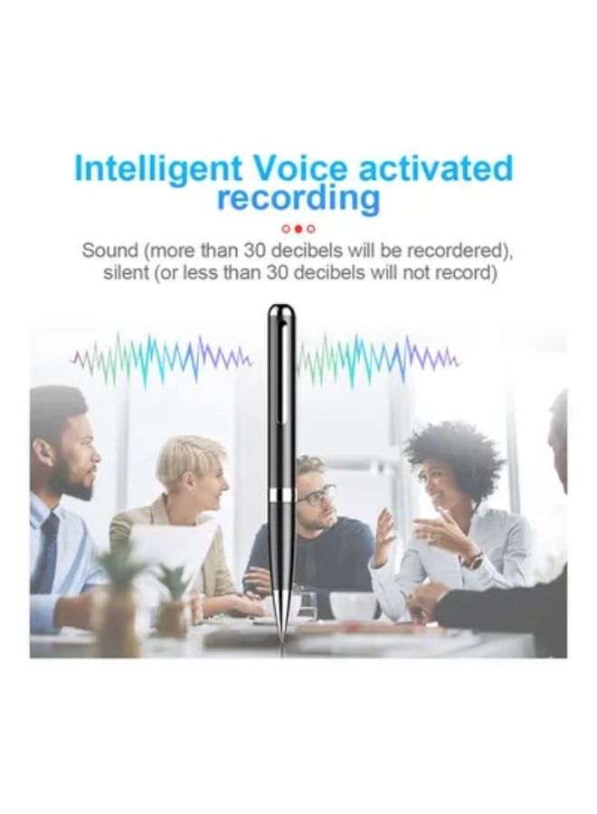 مسجل صوت رقمي 16 جيجابايت مسجل صغير مع شاحن USB - Image 2