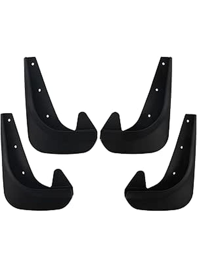 Universal 4Pcs Car Mud Flaps Front Rear Wheel Guards Splash Protectors - Image 1
