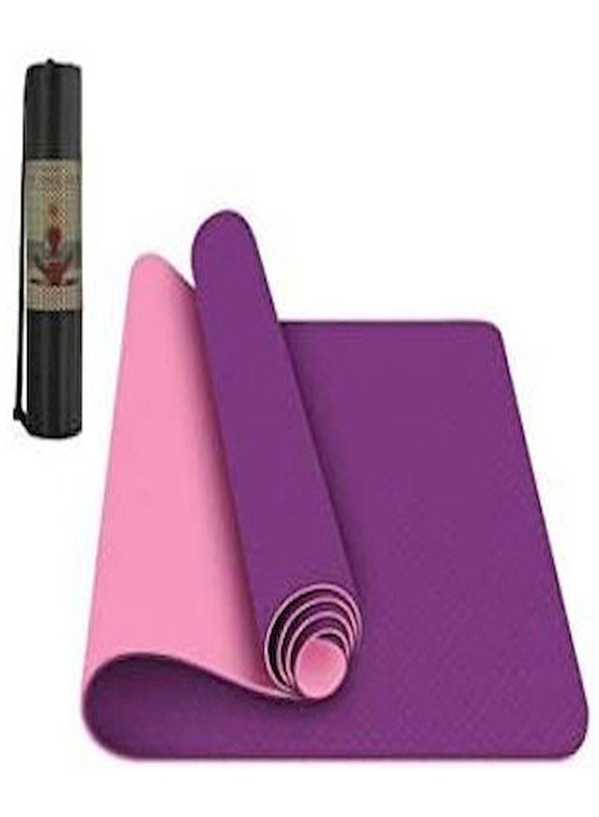 Mesuca Tpe Yoga Mat Rectangle Shaped Mbd21285 Purple