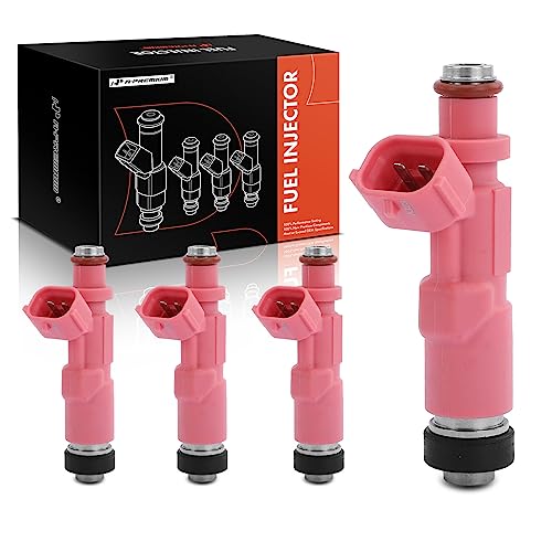 A-Premium Fuel Injectors Compatible with Toyota Tacoma 2000-2004 2.4L 2.7L, 4Runner 2000 2.7L 4-PC Set - Image 1