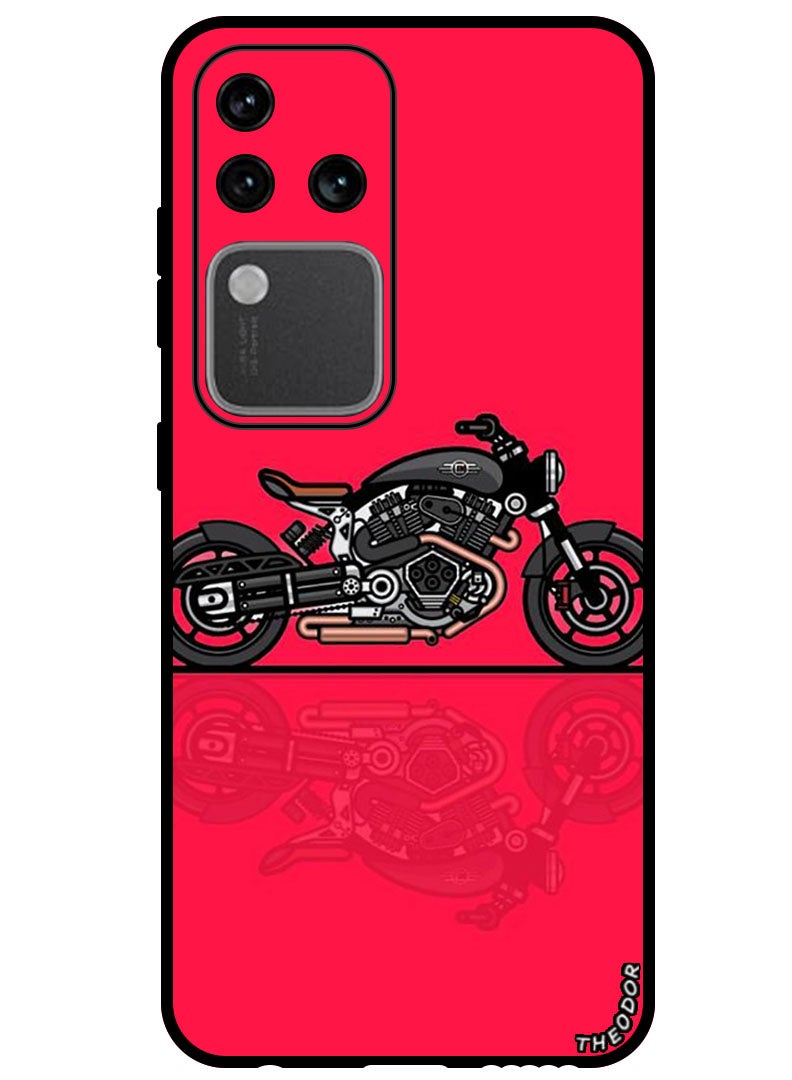 Theodor Protective Case Anti Scratch Shock Proof Bumper Cover For Vivo S18 Pro Sports Bike - Image 1