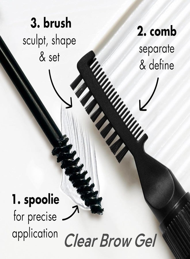 LAVONE Microblading Eyebrow Pen Kit - Waterproof Brow Makeup Set with Eyebrow Pencil, Eyebrow Gel Clear, Eyeliner, Dual-ended Eyebrow Brush, Natural Looking Brows with Long-Lasting All-Day Hold - Brunette - Image 4