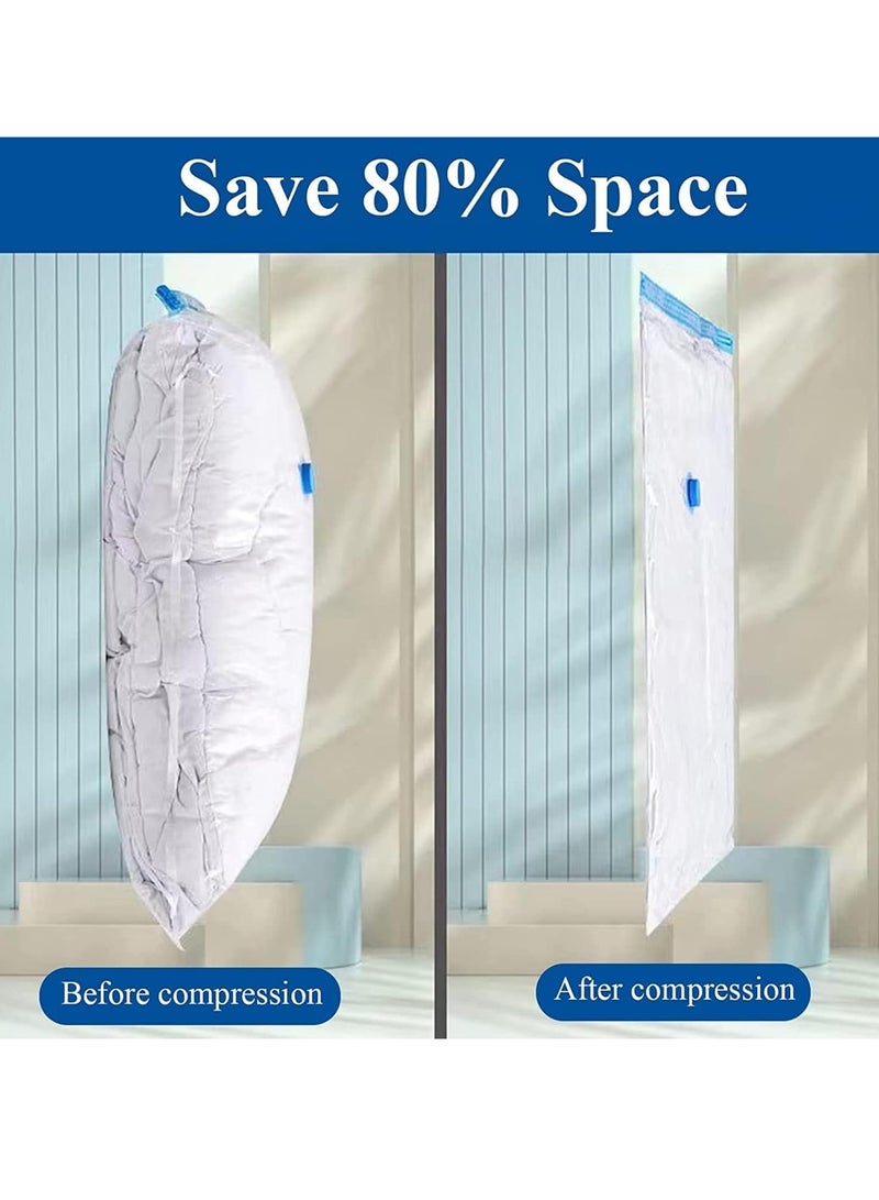Storage Bags for Bedding, Pillows, Towel, Clothes Space Saver Travel Storage Bag With Hand-Pump,Vacuum Bag Package - Image 5