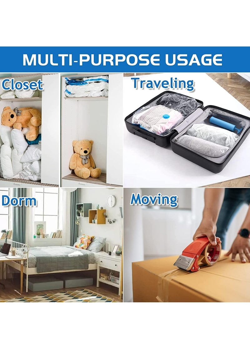 Storage Bags for Bedding, Pillows, Towel, Clothes Space Saver Travel Storage Bag With Hand-Pump,Vacuum Bag Package - Image 2
