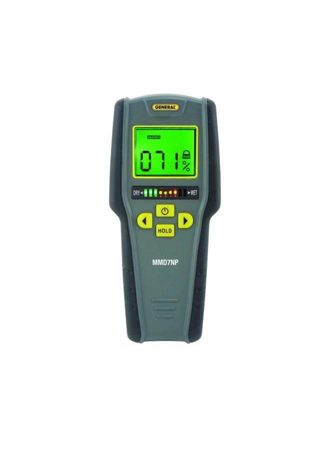 General Tools Digital Moisture Meter MMD7NP - Humidity Sensor- Pinless and Non-Invasive - Image 1