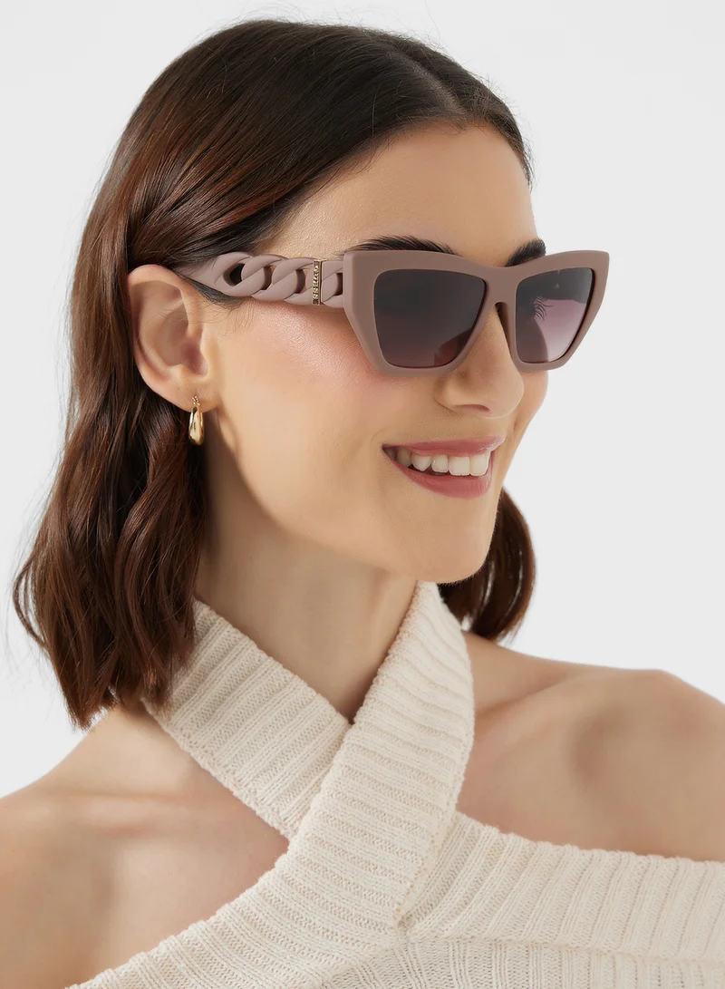 جس Hexagon Sunglasses