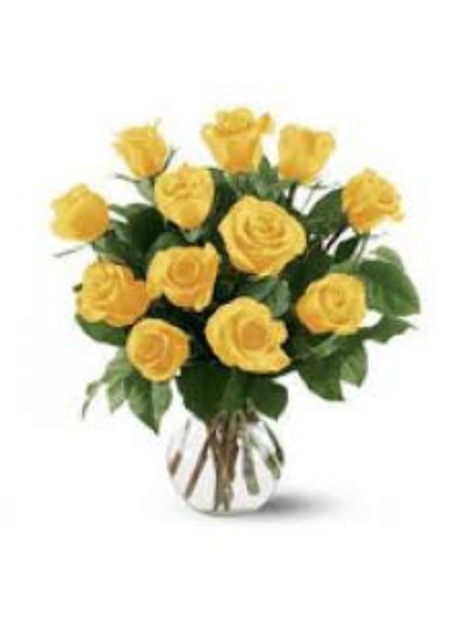 Carmel Flowers Shining Vase Arrangement