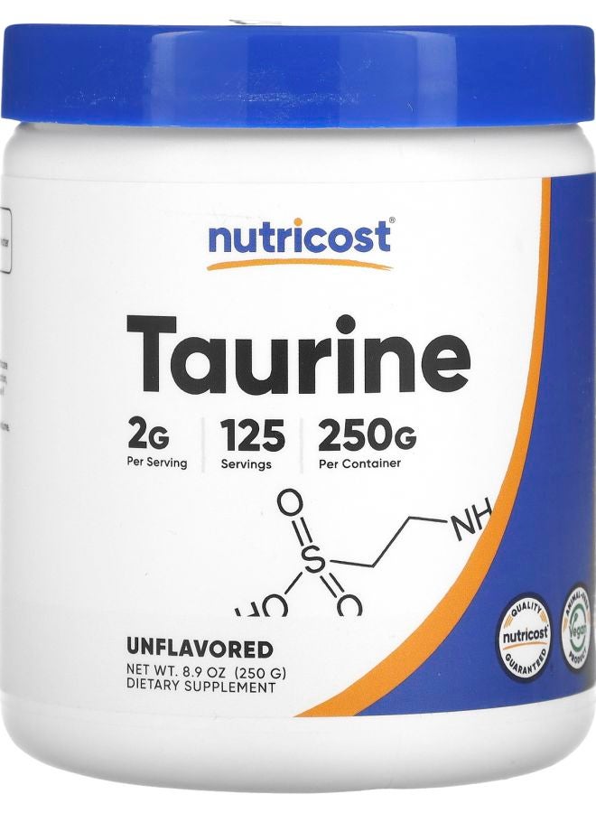 Nutricost Taurine Unflavored 8.9 oz (250 g)