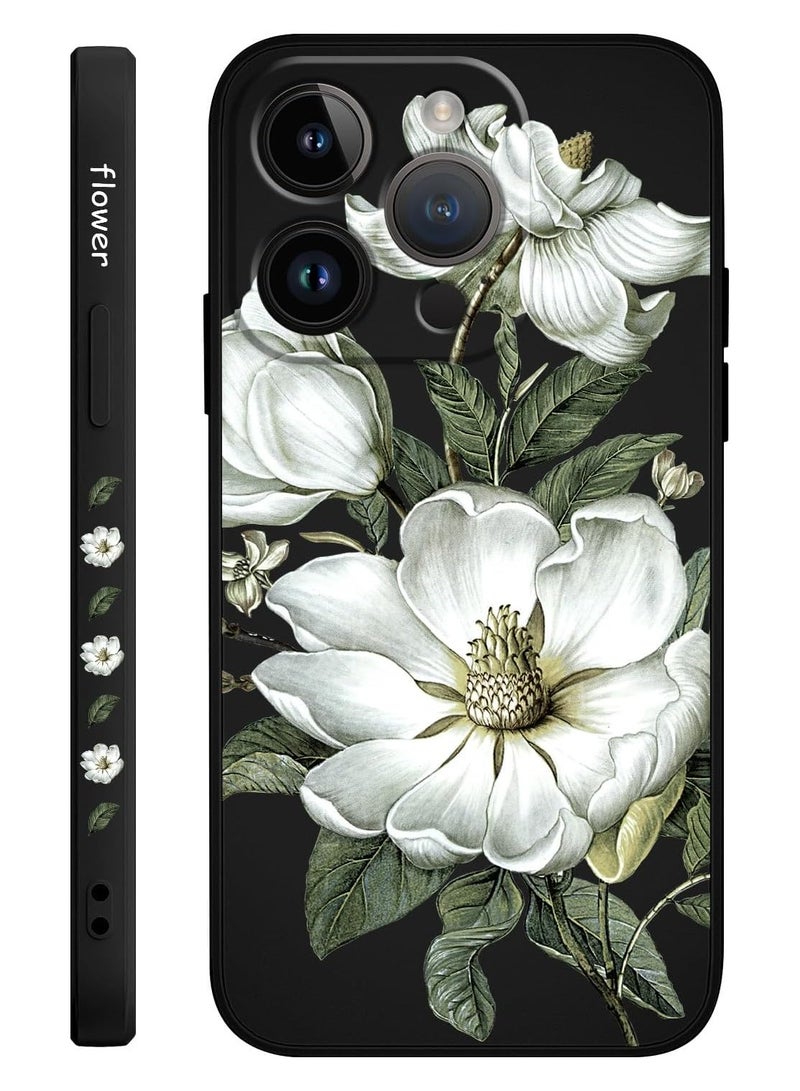 for iPhone 16 Pro Case Anti Scratch Microfiber Lining Phone Cover Silicone Ultra Slim Case for iPhone 16 Pro 6.3 inch-Cotton Black - Image 1