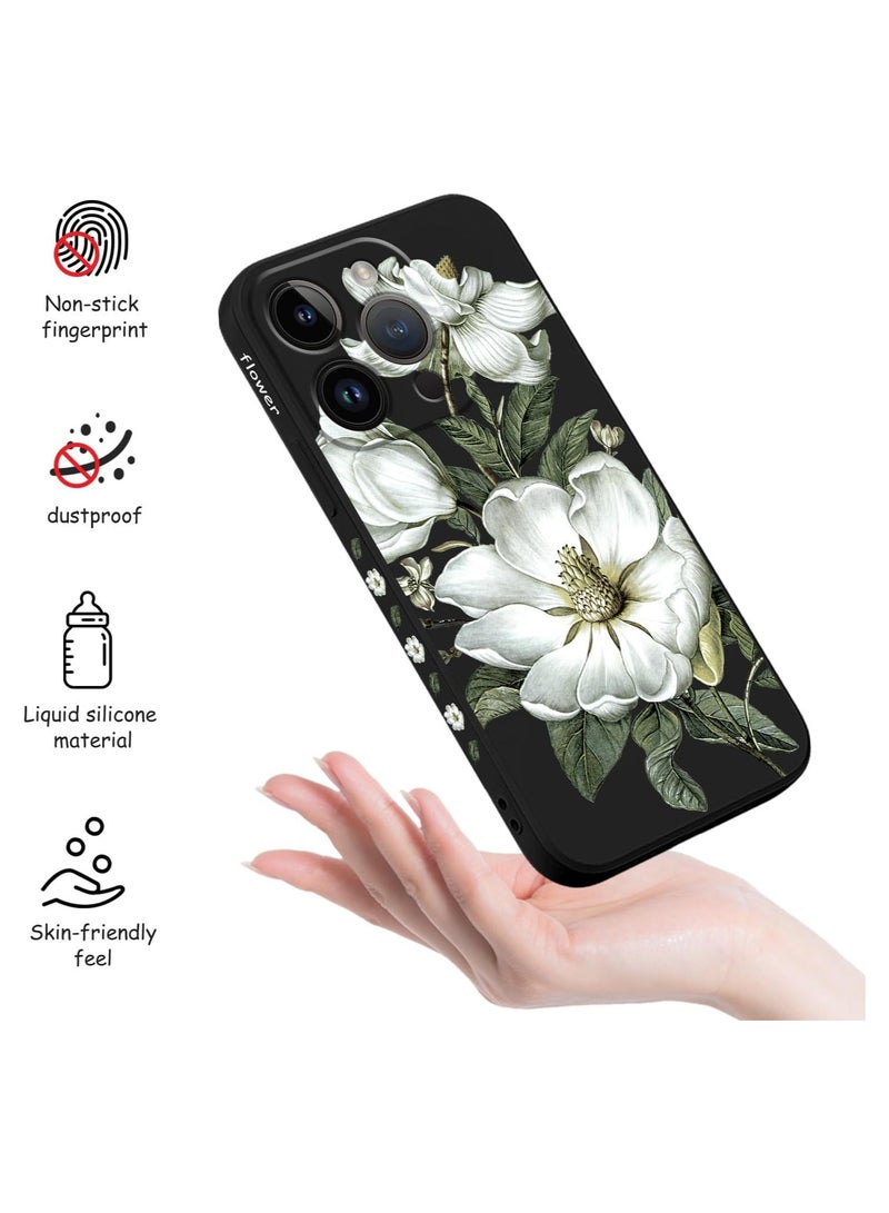 for iPhone 16 Pro Case Anti Scratch Microfiber Lining Phone Cover Silicone Ultra Slim Case for iPhone 16 Pro 6.3 inch-Cotton Black - Image 4