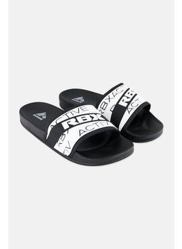 RBX Men Brand Logo Slip On Slides, Multicolor  - Image 1