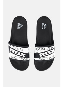 RBX Men Brand Logo Slip On Slides, Multicolor  - Image 2